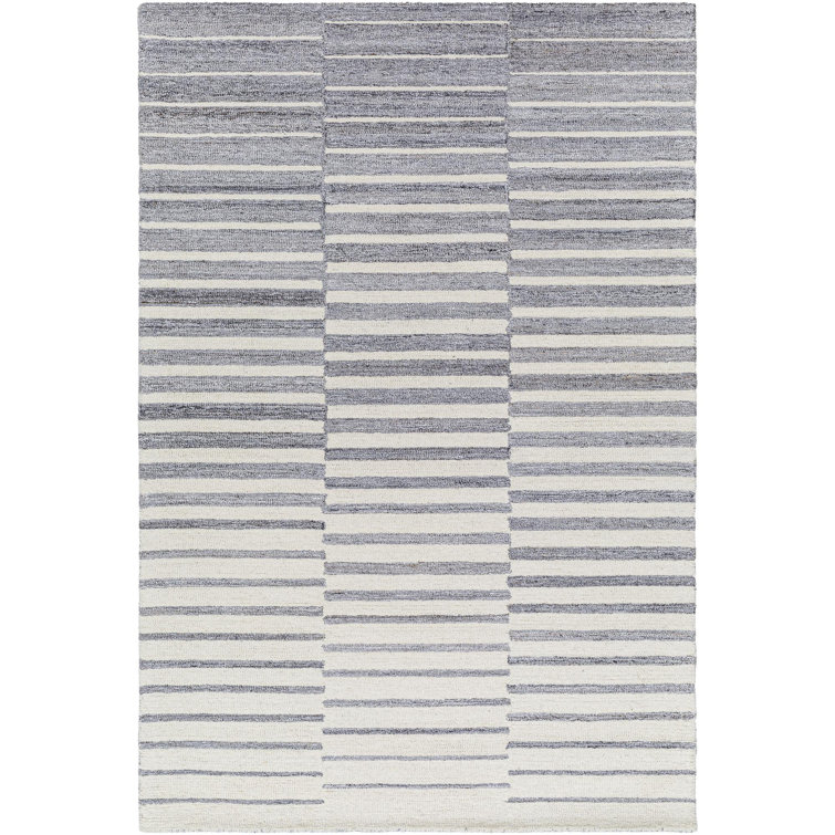 Syracuse Hand Tufted Light Blue/Cream Rug Joss & Main